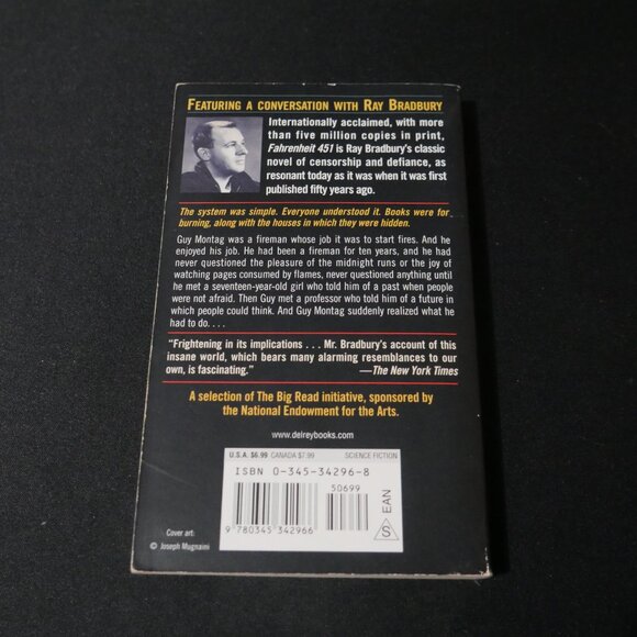 Book- Fahrenheit 451 by Ray Bradbury - Picture 2 of 2